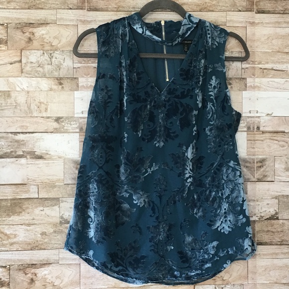 White House Black Market Tops - White House Black Market Velvet Choker Tank sz. 4